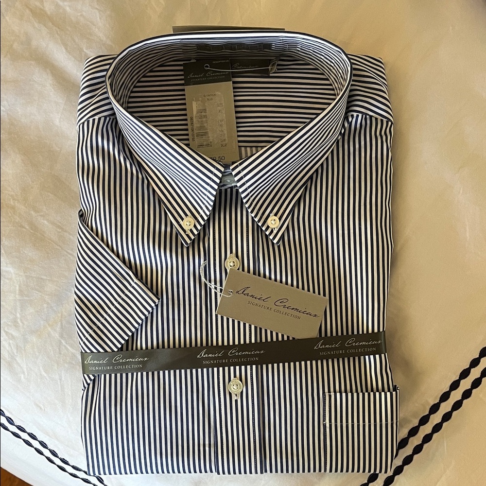 Daniel Cremieux Signature Collection Men's short sleeve Dress Shirt